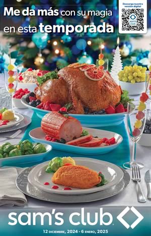 Cuponera SAM'S CLUB: Cena Navideña y Fin de Año 2024